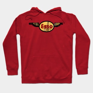 ESSO  EXXON VINTAGE AVIATION GRAPHIC SIGN Hoodie